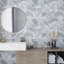 Strata 16 po x 48 po Carrelage mural en céramique blanche et grise 3ème grand format (lot de 10,34 pieds carrés / boîte) - paquet de 2
