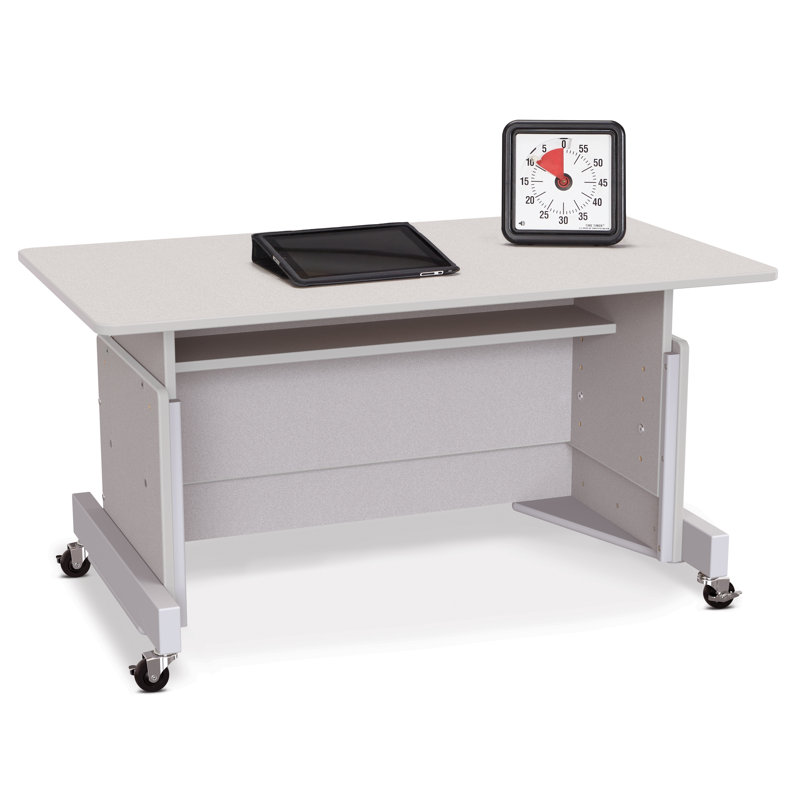 Bureaux d'ordinateur Rainbow Accents® Apollo, Gris