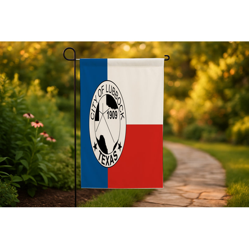 Drapeau de la ville de Lubbock - drapeau extérieur, H 36 po x l 60 po