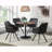Brown Round Dining Table