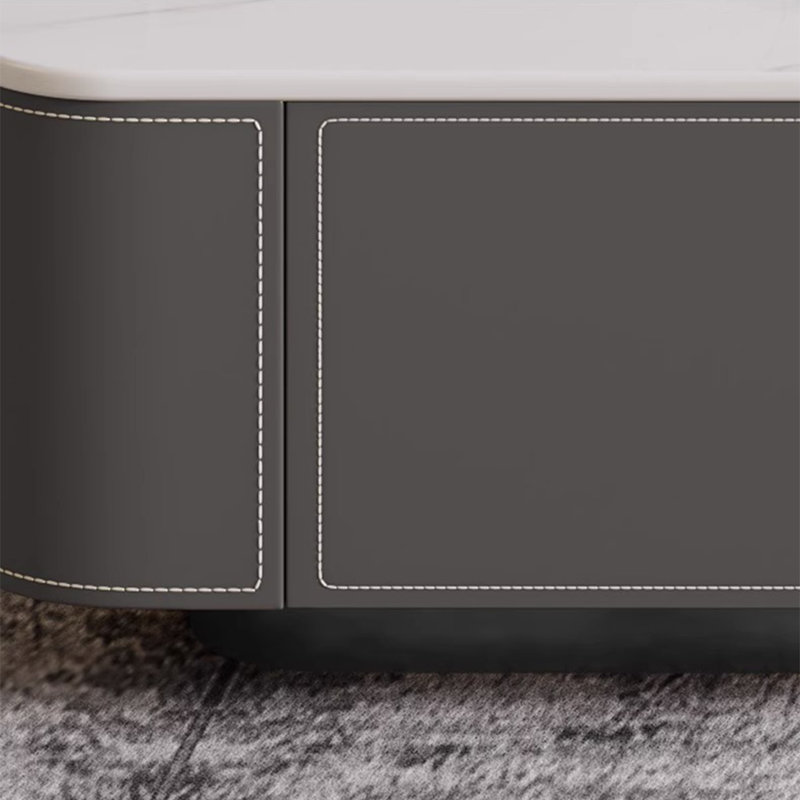 Table basse carrée claire, H 14,2 po x L 39,4 po x l 39,4 po