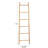 Abode Decorative Bamboo 6 ft. Blanket Ladder