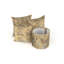 Abat-jour tambour en coton / plastique Drum