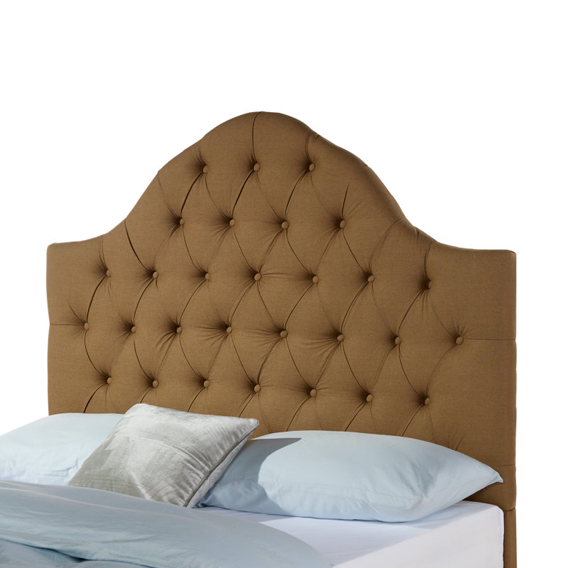 Tête de lit tapissier à panneau Floyd, Double / grand, Sable