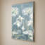 «Spring Blossoms II Slate Blue» par Danhui Nai - impression sur toile-130837654-130837657