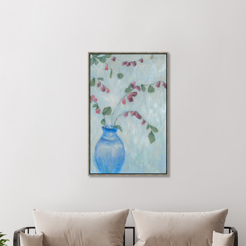 Blue Vase Painting by Victor Ryan