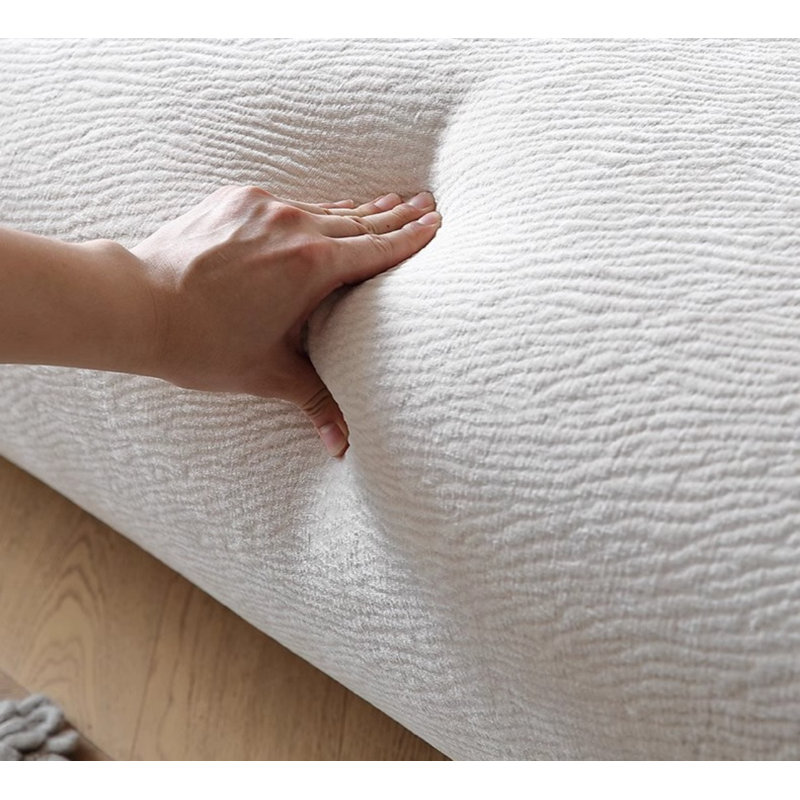 Canapé en tissu French, H 29,13 po x l 114,17 po x P 40,15 po, 4