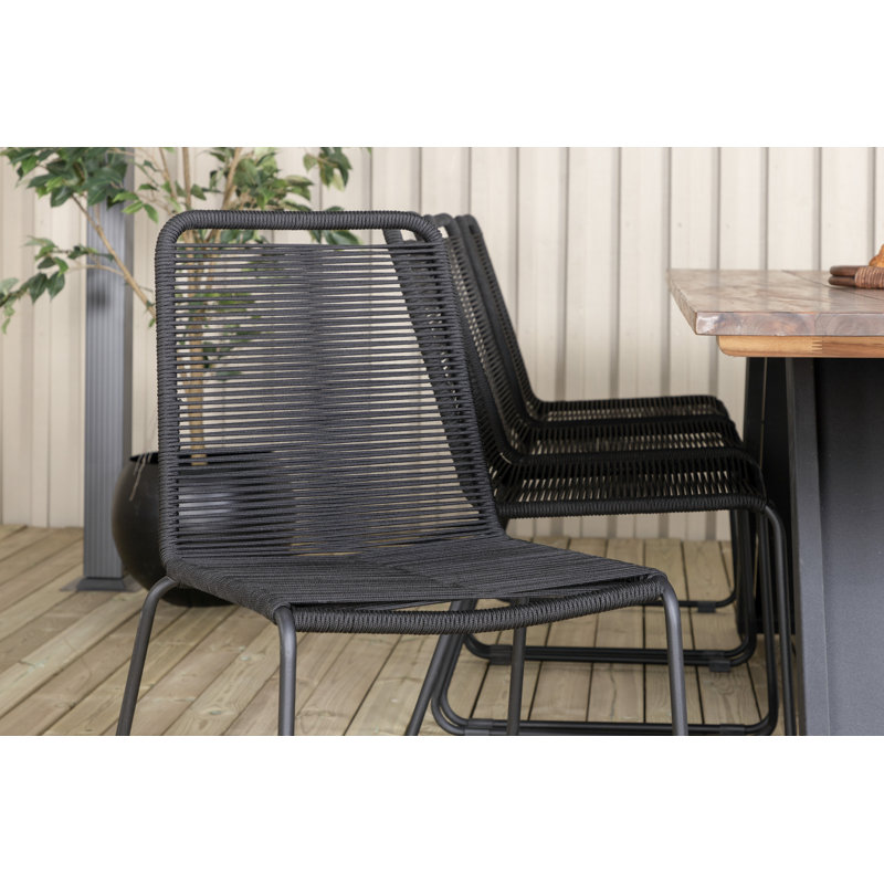 Stonington 8 - Person Dining Set, Black