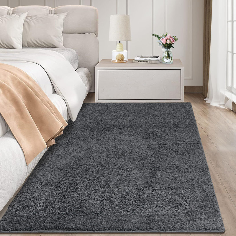 Tapis d'intérieur à poils longs antidérapant résistant aux taches, Rectangle de 11 pi x 15 pi