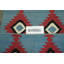 Tapis de couloir oriental bleu Kilim