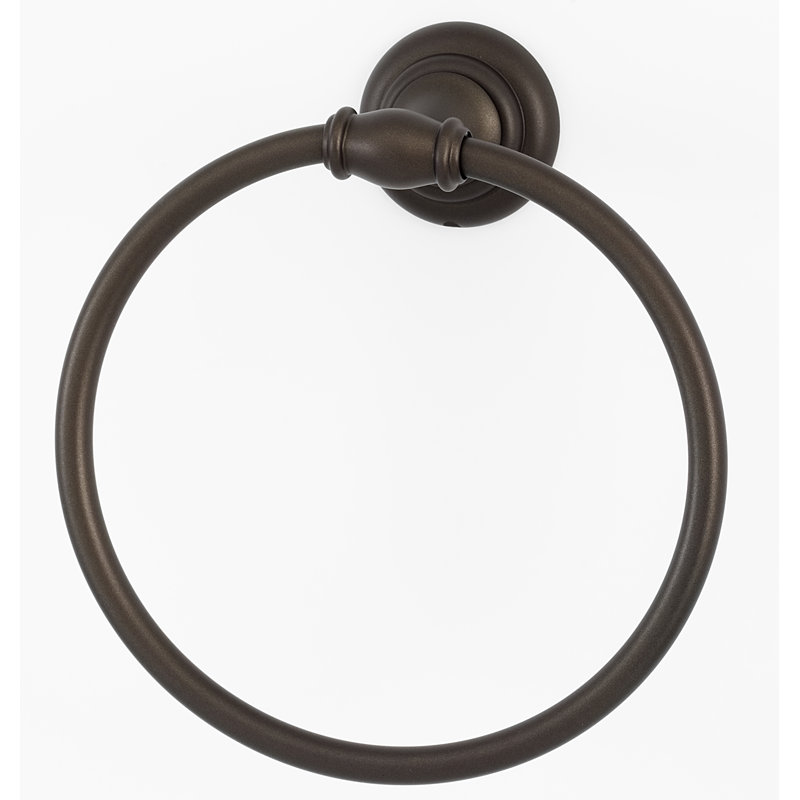 Chocolate Bronze Wall Mounted Towel Ring