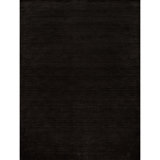Hand Knotted Area Rug in Black