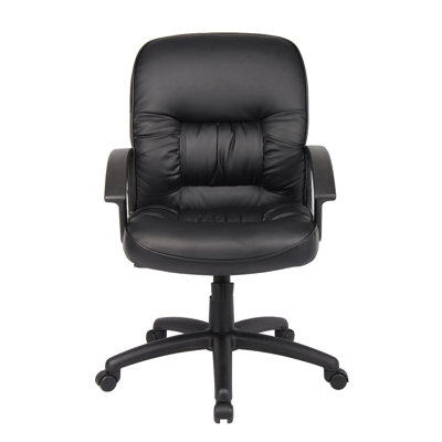 Mala Mid Back Office Chair, Black , Rolling Base, Tilt Lock