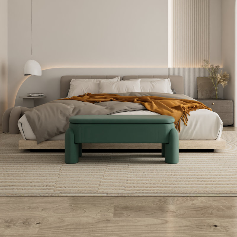 Banc de rangement Lolanda, Vert