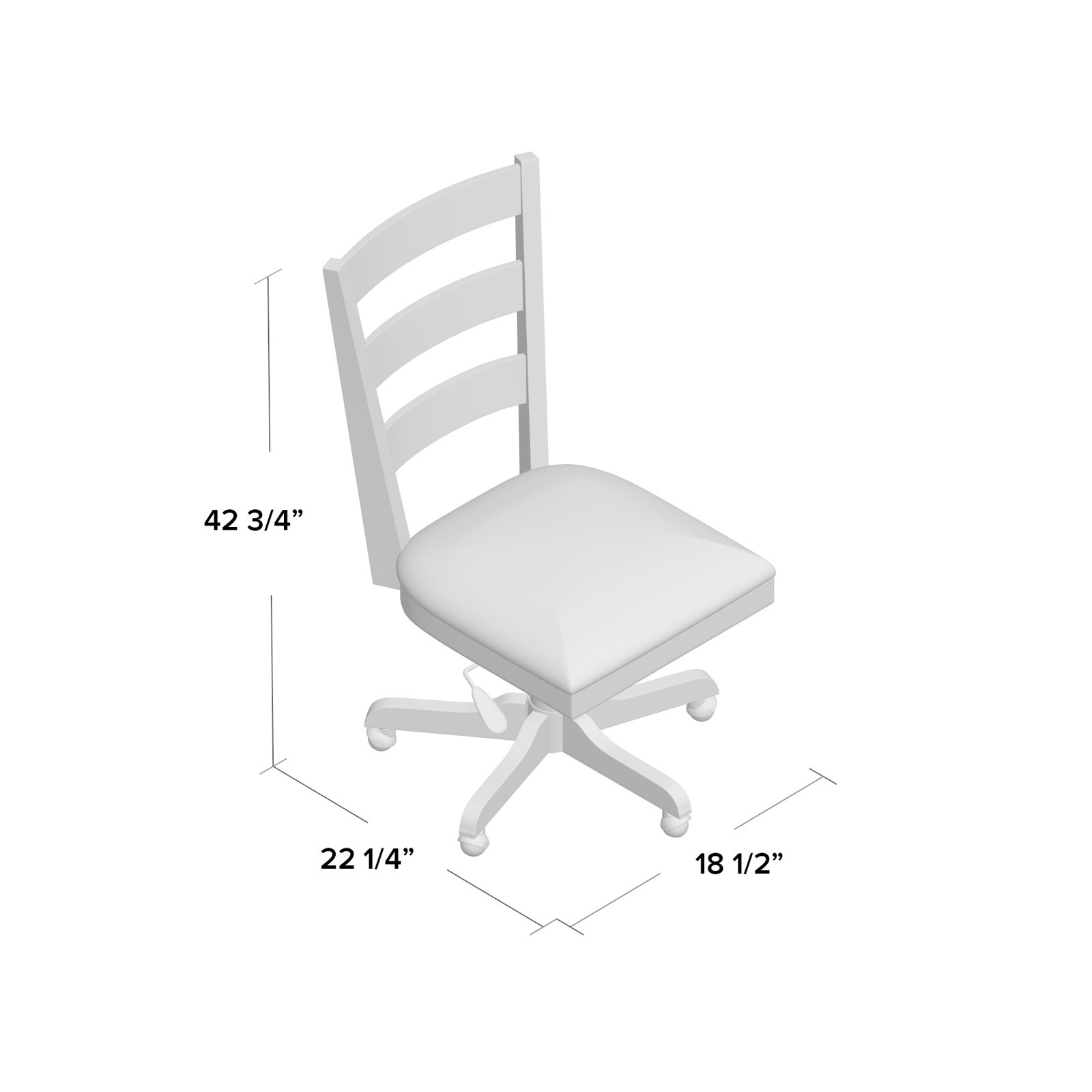 Swivel Office Chair, Sun-Drenched Acacia