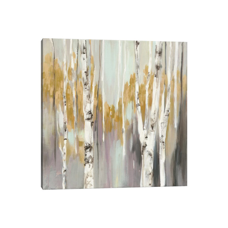 Silver Birch II by Julia Purinton - Wrapped Canvas Print, 30.48 cm H x 30.48 cm W
