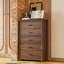 Wood 4-piece Bedroom Set With Bed, Storage Headboard And Charging Station, 2 Nightstands, 1 Dresser