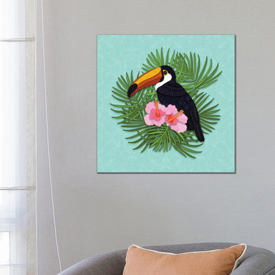 Toucan Summer by Angelika Parker - Wrapped Canvas Print