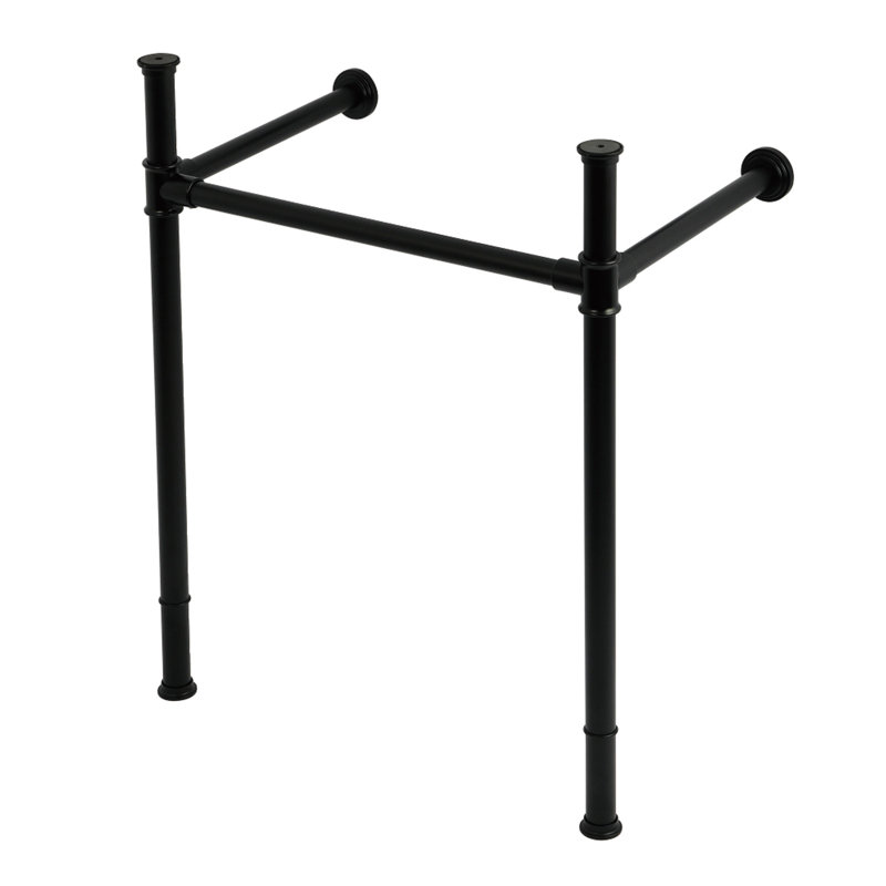 Pattes de lavabo en acier inoxydable Kingston, Noir mat