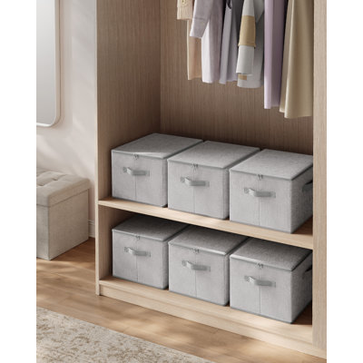 Brayden Studio Caundra Fabric Storage Tub & Tote