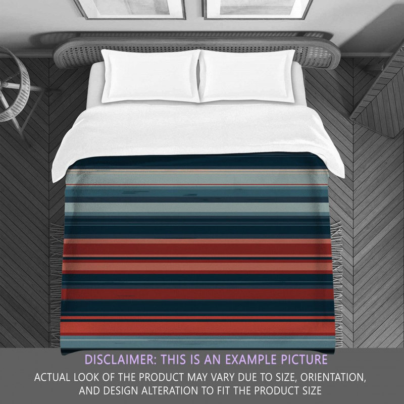 Polyester Striped Comforter, Queen Comforter