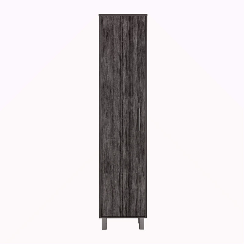 Armoire de rangement Buccan, Buanderie, H 70,9 po x l 11,8 po x P 15,8 po, Gris