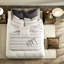 Ensembles de literie confortables en jacquard de coton, style maison de campagne pour la maison