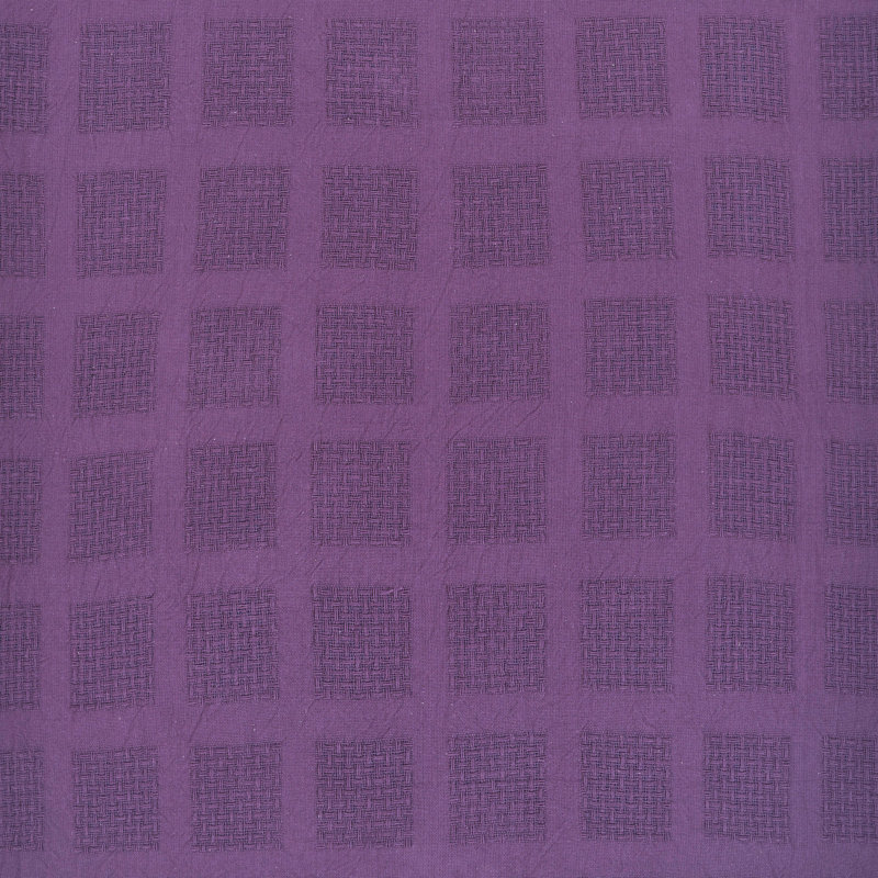  Jeté en coton Waffle Weave, Mauve
