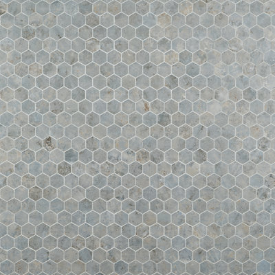 Carreau de mosaïque hexagonal en porcelaine mate 11,02 po x 11,41 po Ravina (0,87 pi2 / chaque)