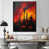 Black Floater Framed Canvas selected