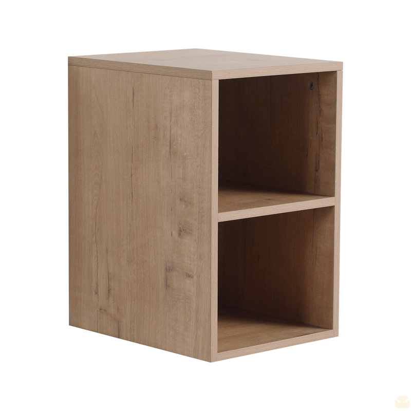 Petites tablettes de rangement murales 12 po, rangement pour salle de bain, Imitation chêne