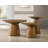  Andreacchio Pine 20" Round Solid Wood Sofa Table-1382705779