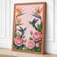 Hummingbirds and Blooms Botanical - Wrapped Canvas-395573224-395573228