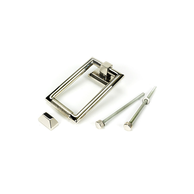 Brompton Door Knocker, Polished Nickel