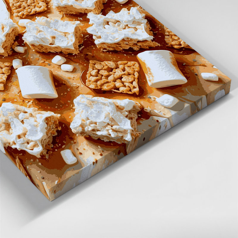 Art mural sur toile Desserts, H 32 po x l 32 po