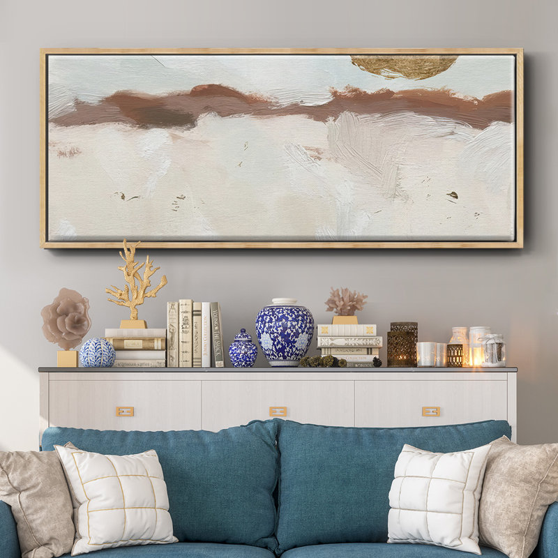 Winter Medallion II- Framed Canvas