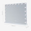 Rectangle LED Metal Mirror