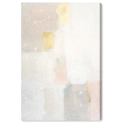 Pastel Embers III Canvas Abstract Print by Oliver Gal, Black Frame, 10 x 15