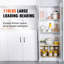 Kitchen Pantry Cabinet 60" Tall Food Pantry Storage Cabinet 110LB Loading