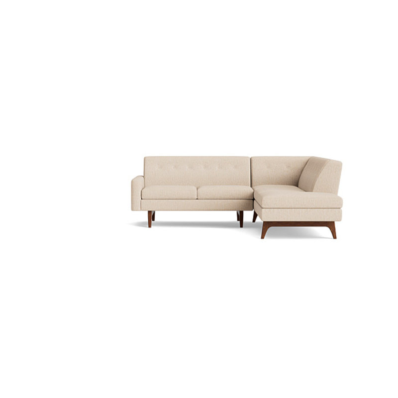 Sectional, Performance Weave - Aubergine, Right Hand Facing