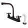 Victorian Double Handle Kitchen Faucet with Side Spray