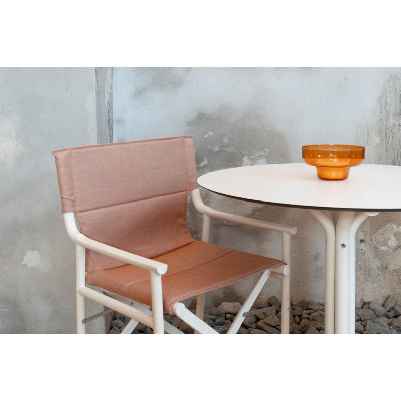 Chaise pliable recyclée Boss Eco, Naturel, Rose