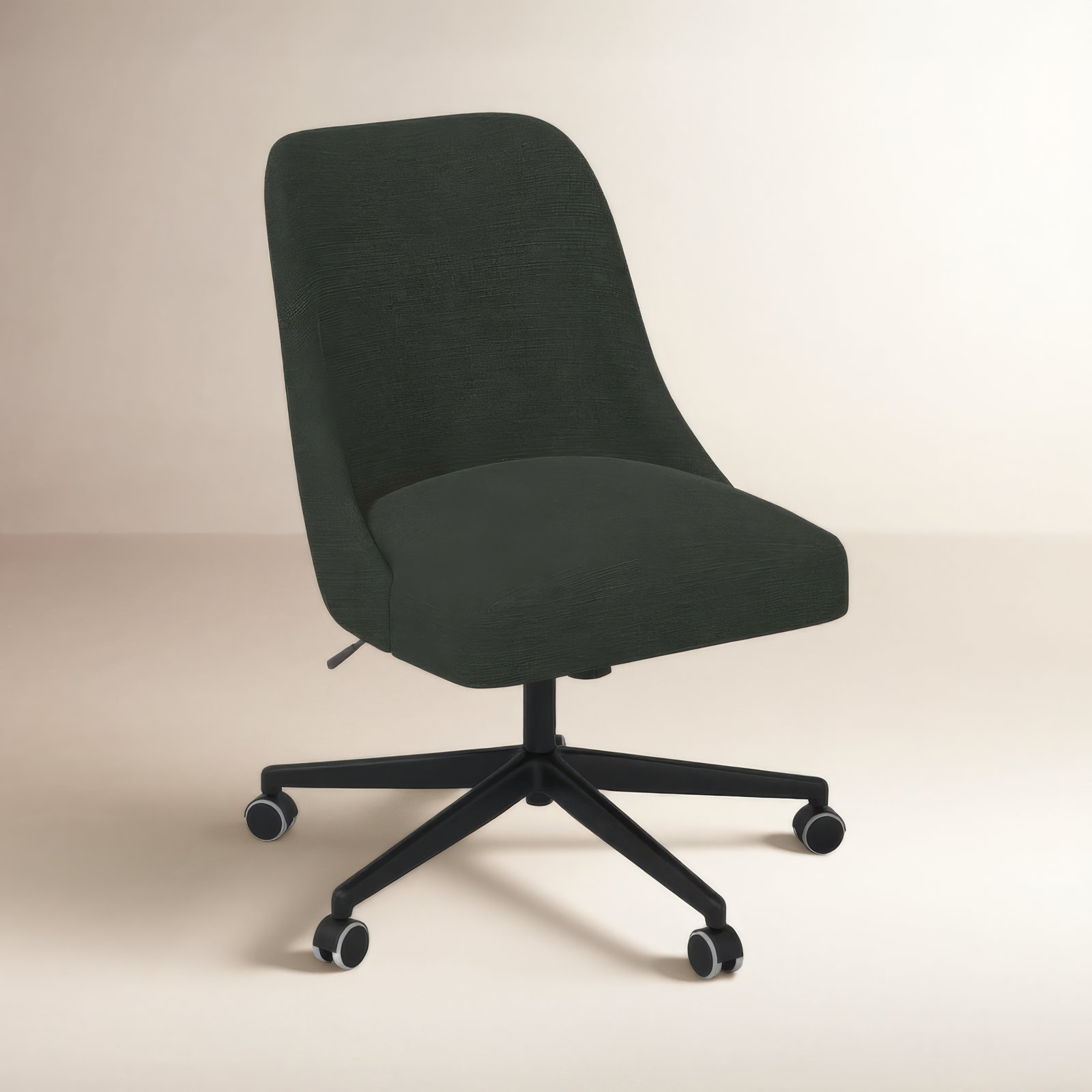 Acosta Office Chair, Classic Black Linen