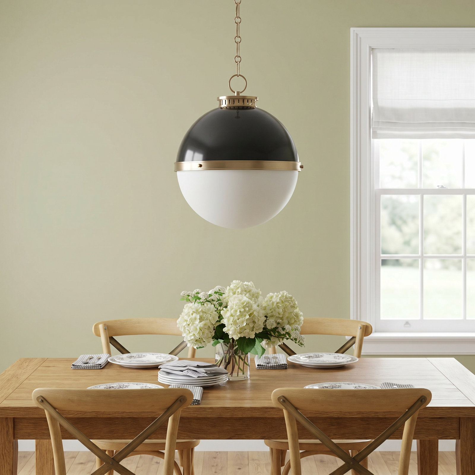 Manila Single Light Glass Pendant, Aged/Antique Distressed Bronze