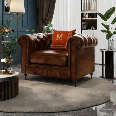 Tamaurice Faux Leather Armchair