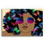 «Butterfly Diva 1» par Alonzo Saunders, art mural en verre acrylique, 24 po x 16 po-247922115