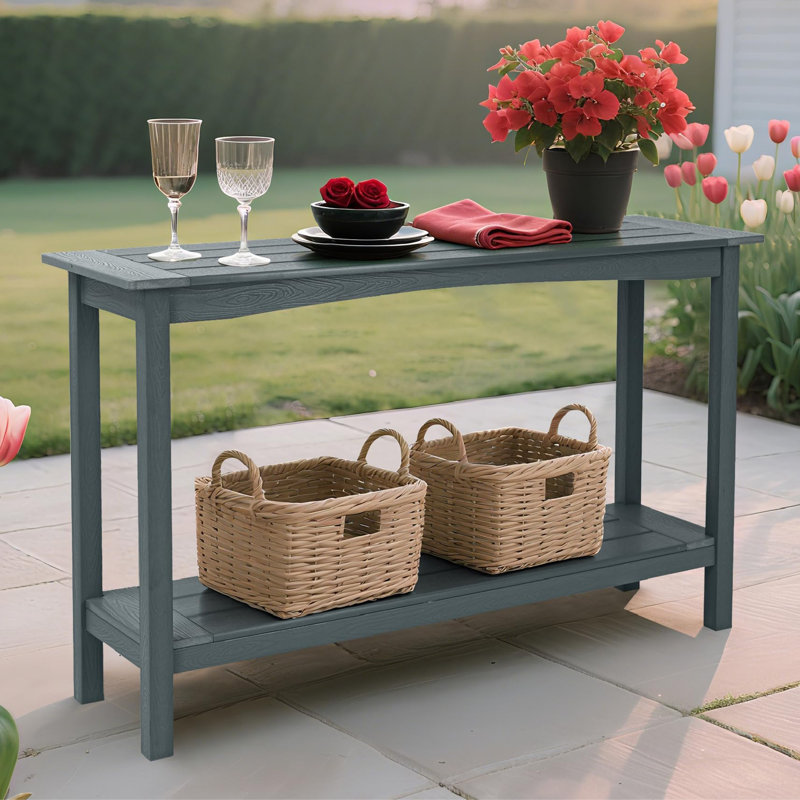 Console d'extérieur résistante aux intempéries, Gris