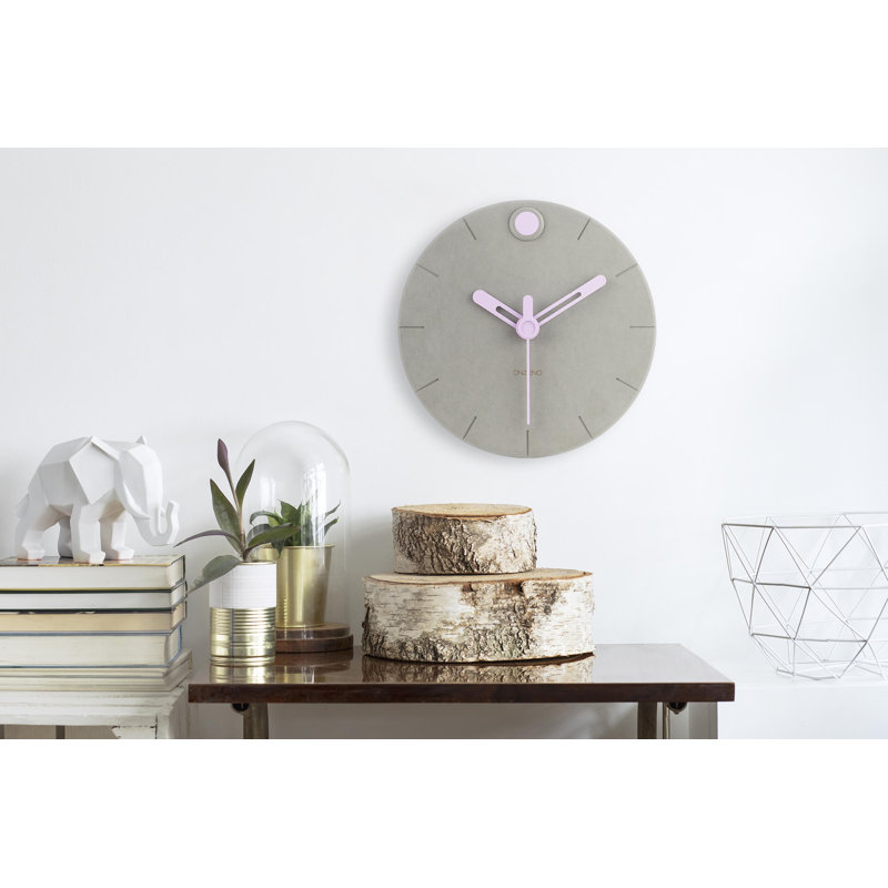 The Scandi 29Cm Silent Wall Clock, Lilac
