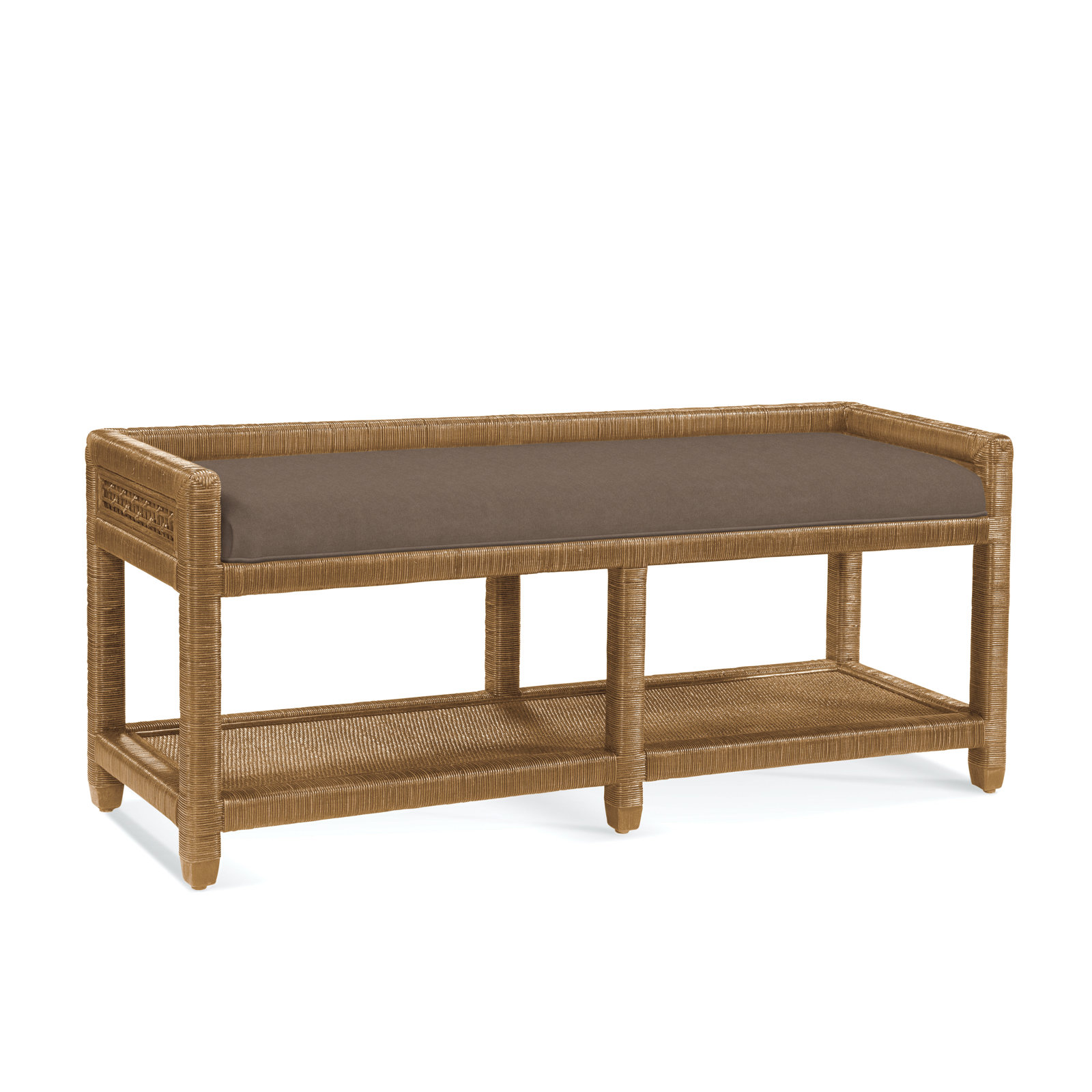 Silvio 54" Storage Bench, Honey, Elite Ash; 0321-83