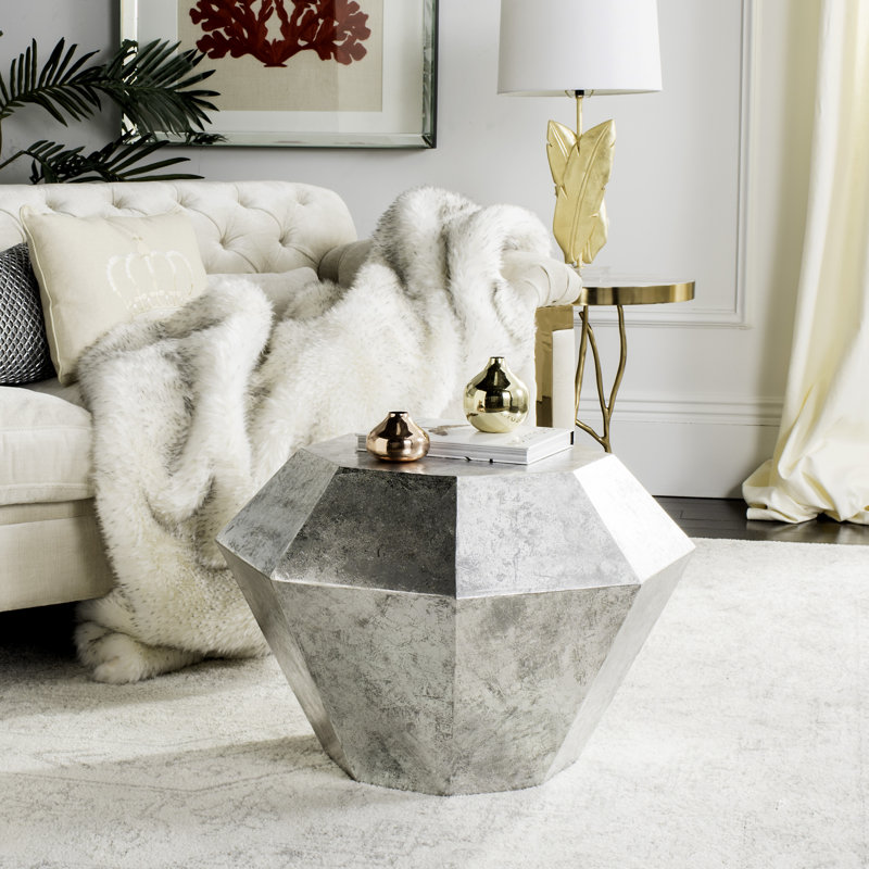 table de bout Block, Argent antique